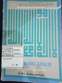 Ali Bin Abu Thalib ; Khalifah Keempat