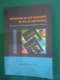 Grammar In The Teaching Of Efl In Indonesia