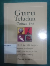 Guru Teladan Tahun Ini