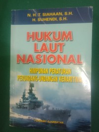 Hukum Laut Nasional ; Himpunan Peraturan Perundang-Undangan Kemaritiman