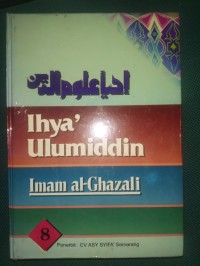 Ihya' Ulumiddin Juz 8