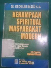 Kehampaan Spiiritual Masyarakat Modern