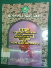 Madrasah Aliyah Unggul Sistem Penerimaan Siswa Baru