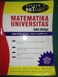 Matematika Universitas Edisi Ketiga