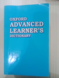 Oxford Advanced Learner's Dictionary