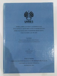 Skripsi ; Model Korelasi Motivasi Berprestasi, Self Efficacy, Kemampuan Multi Representasi Kimia dan Kemampuan Berpikir Kritis Siswa pada Materi Laju Reaksi