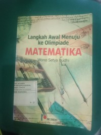 Langkah Awal Menuju ke Olimpiade Matematika